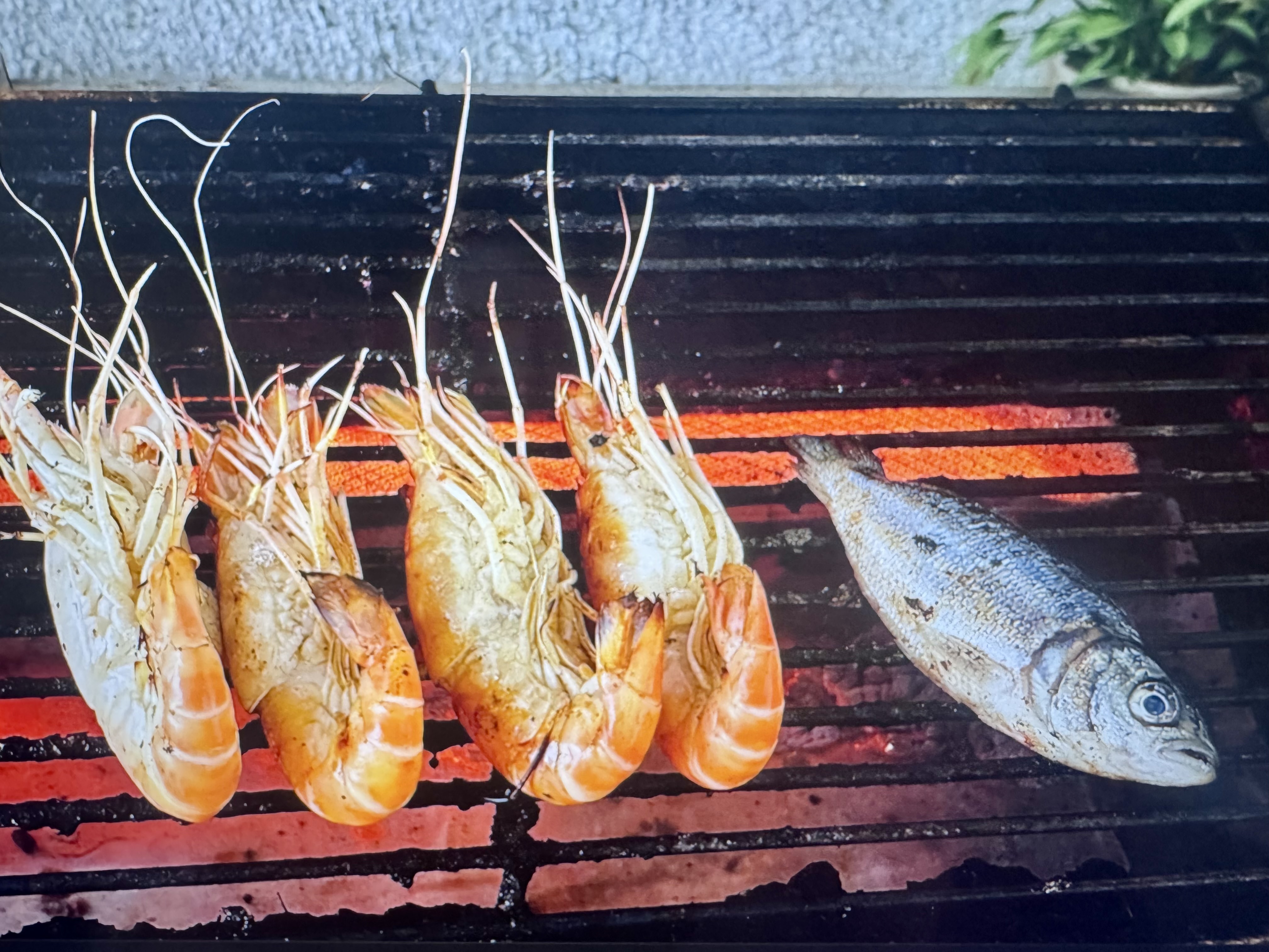 I had a lot of grilled seafood which is always fresh.