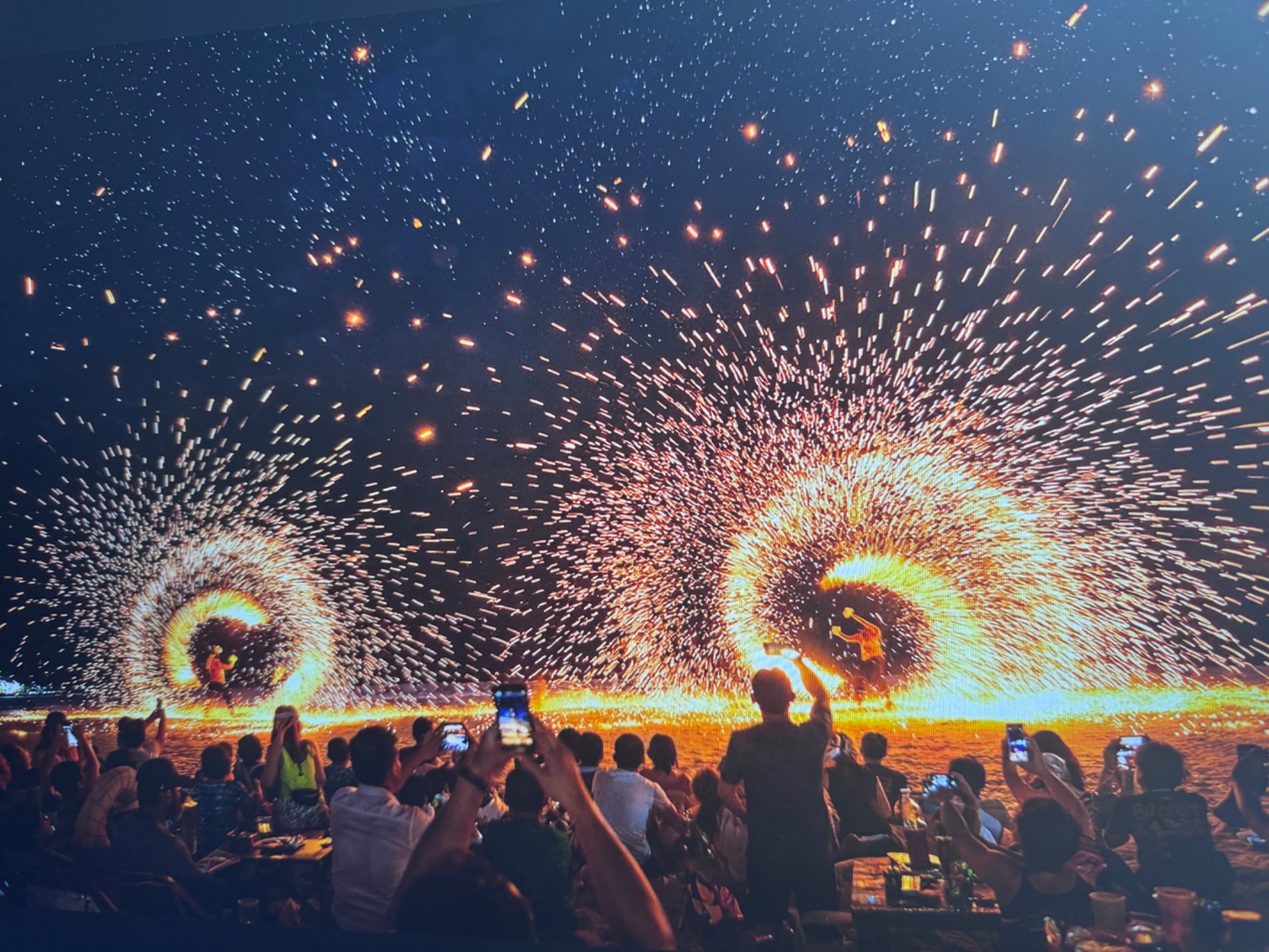 Those fire shows happen on every island, but it never gets boring. It's a must see.